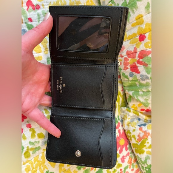Small Black Kate Spade Wallet/Card Holder - Picture 4 of 5